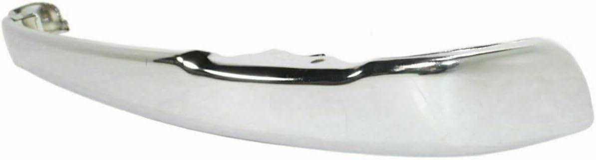 Front Bumper Chrome + Lower Valance Textured + Signal Light Left Driver & Right Passenger Side Direct Replacement Compatible With 1998-2000 Toyota Tacoma TO1095171 TO2530122 TO2531122