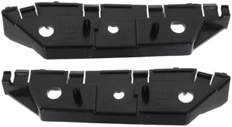 Set Of 2 Front Bumper Bracket Plastic Left Driver & Right Passenger Side Direct Replacement Compatible With 2013-2016 Ford Fusion FO1033103 FO1032103 DS7Z17C947A DS7Z17C947B