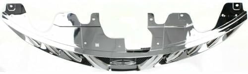 Front Grille Chrome Shell & Primed Insert Direct Replacement Compatible With 2009-2010 Nissan Murano NI1200232 623101AA0A