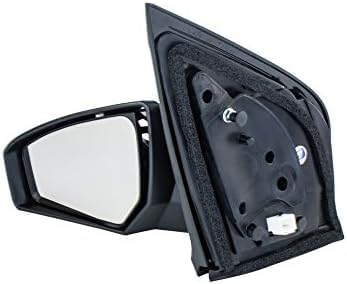 Front Power Mirror Non-Folding Non-Heated Primed Plastic Left Driver Side Direct Replacement Compatible With 2007-2012 Nissan Sentra NI1320167 96302ET01E