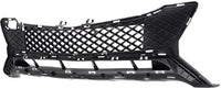 Front Bumper Center Grille Textured Plastic Direct Replacement Compatible With 2013-2015 Mercedes Benz GLK-Class MB1036149 2048856823