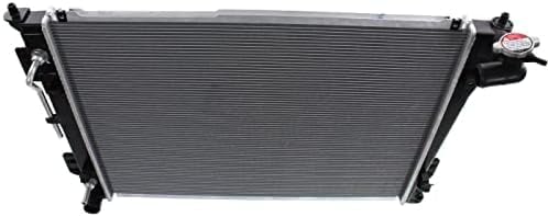 Front Radiator Aluminum Core Direct Replacement Compatible With 2011-2015 Kia Optima / 2011-2014 Sonata HY3010171 HY3010183 253103Q500 253103R700