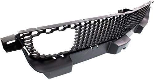 Front Bumper Grille Textured Direct Replacement Compatible With 2012-2014 Dodge Charger CH1036131 68071982AA