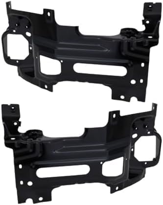 Set Of 2 Front Bumper Bracket Steel Left Driver & Right Passenger Side Direct Replacement Compatible With 2015-2019 Chevrolet Silverado 2500 HD / 3500 HD GM1067200 GM1066200