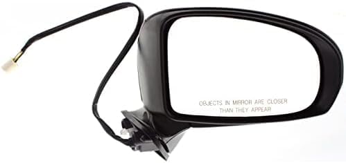 Set Of 2 Front Power Mirror Manual Fold Heated Primed Right Passenger & Left Driver Side Direct Replacement Compatible With 2010-2015 Toyota Prius / 2012-2015 Plug-In TO1320262