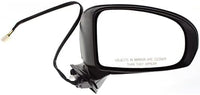 Set Of 2 Front Power Mirror Manual Fold Heated Primed Right Passenger & Left Driver Side Direct Replacement Compatible With 2010-2015 Toyota Prius / 2012-2015 Plug-In TO1320262