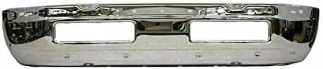 Front Bumper Chrome Steel + Upper & Lower Cover + Valance Textured + Fog Lights + Bezels Left & Right Side Direct Replacement Compatible With 1994-2002 Dodge Ram 1500 2500 3500
