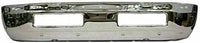 Front Bumper Chrome Steel + Upper & Lower Cover + Valance Textured + Fog Lights + Bezels Left & Right Side Direct Replacement Compatible With 1994-2002 Dodge Ram 1500 2500 3500
