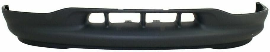 Front Bumper Chrome Steel + Upper Cover Primed + Lower Valance Textured Direct Replacement Compatible With 1999-2002 Ford F-150 FO1002356 FO1057282 FO1095194 XL3Z17757AA