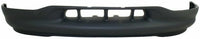 Front Bumper Chrome Steel + Upper Cover Primed + Lower Valance Textured Direct Replacement Compatible With 1999-2002 Ford F-150 FO1002356 FO1057282 FO1095194 XL3Z17757AA
