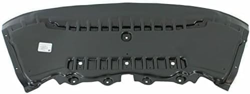 Front Engine Splash Shield Under Cover Plastic Direct Replacement Compatible with 2007-2011 Mercedes Benz S550 / 2008-2011 S450 MB1228147 2215203423