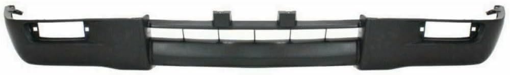 Front Bumper Primed Steel + Lower Valance Textured + Signal Lights Left Driver & Right Passenger Side Direct Replacement Compatible With Toyota Tacoma 1995-1997 TO1002155 TO1095175
