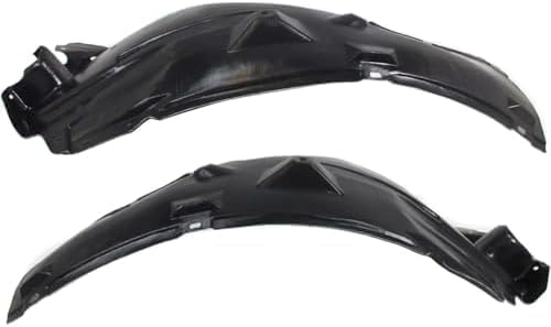 Set Of 2 Front Fender Liner Rear Section Right Passenger & Left Driver Side Direct Replacement Compatible With 2009-2013 Infiniti G37 / 2007-2008 G35 / 2015 Q40 IN1249107 IN1248126