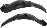 Set Of 2 Front Fender Liner Rear Section Right Passenger & Left Driver Side Direct Replacement Compatible With 2009-2013 Infiniti G37 / 2007-2008 G35 / 2015 Q40 IN1249107 IN1248126