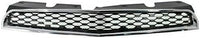 Front Grille Chrome Shell With Primed Insert Direct Replacement Compatible With 2010-2015 Chevrolet Equinox GM1200622 25798744