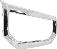 Front Grille Surround Frame Chrome Plastic Direct Replacement Compatible With 2009-2011 Honda Pilot HO1202106 75102SZAA01ZA