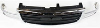 Front Grille Chrome Shell & Primed Insert Direct Replacement Compatible With 2003-2006 GMC Sierra 1500/2003-2004 2500 GM1200475 19130791