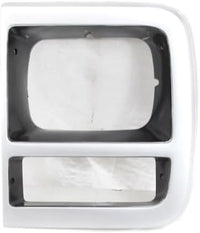 Set Of 2 Front Head Light Door Bezel Left Driver & Right Passenger Side Direct Replacement Compatible With 1994-1996 Chevrolet/GMC G-Series GM2513181 GM2512181 15685964 15685963