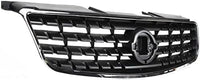 Front Grille Chrome Shell With Painted Dark Gray Insert Direct Replacement Compatible With 2005-2006 Nissan Altima NI1200213 62070ZB000