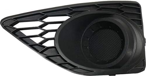 Set Of 2 Front Fog Light Cover Primed Left Driver & Right Passenger Side Direct Replacement Compatible With 2010-2012 Ford Fusion FO1038141 FO1039141 AE5Z17E810FA AE5Z17E811FA