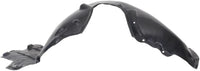 Front Fender Liner Left Driver Side Direct Replacement Compatible With 2015-2016 Hyundai Genesis / 2017 G80 HY1248175 86811B1100