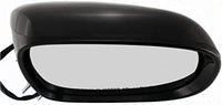 Set Of 2 Front Power Mirror Manual Folding Heated Primed Plastic Left Driver & Right Passenger Side Direct Replacement Compatible With 2006-2008 Lexus IS350 / IS250