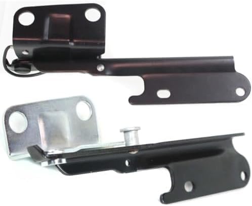 Set of 2 Front Hood Hinge Steel Right Passenger & Left Driver Side Direct Replacement Compatible with 2005-2014 Ford Mustang FO1236127 FO1236128 5R3Z16796AA 4R3Z16797AA