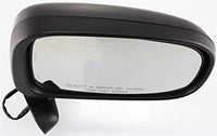 Front Power Mirror Manual Folding Non-Heated Textured Plastic Right Passenger Side Direct Replacement Compatible With 1991-1997 Toyota Previa TO1321158 8791028290