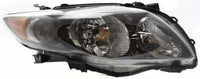 Set Of 2 Front Headlight Assembly With Black Interior Right Passenger & Left Driver Side Direct Replacement Compatible With 2009-2010 Toyota Corolla TO2503183 TO2502183 8111002680