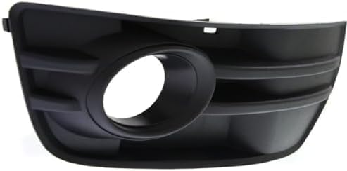 Set Of 2 Front Fog Lamp Molding Primed Plastic Right Passenger & Left Driver Side Direct Replacement Compatible With 2009-2012 Audi Q5 AU1039108 AU1038108 8R0807682A01C 8R0807681A01C