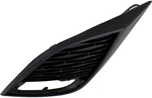 Set Of 2 Front Fog Light Molding Primed Left Driver & Right Passenger Side Direct Replacement Compatible With 2010-2011 Mazda 3 MA1039106 MA1038106 BBN250C11C BBN250C21C