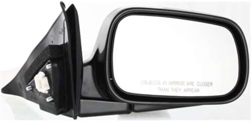 Set Of 2 Front Power Mirror Manual Folding Non-Heated Primed Right Passenger & Left Driver Side Direct Replacement Compatible With 1994-1997 Honda Accord HO1320111 HO1321111