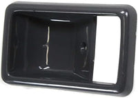 Set of 2 Front Inside Door Handle Cases Gray Plastic Right Passenger & Left Driver Side Direct Replacement Compatible with 1984-1989 Toyota Pickup TO1356101 6927789104B2