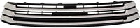 Front Bumper Grille Primed With Silver Molding Plastic Direct Replacement Compatible With 2017-2019 Toyota Highlander TO1036173 531020E070