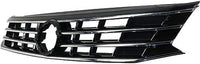 Front Grille Assembly Primed Shell And Insert Plastic Direct Replacement Compatible With 2016-2019 Volkswagen Passat VW1200169 561853651HOQE