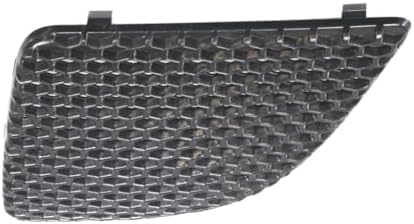 Set Of 2 Front Grille Plastic Textured Shell & Insert Left Driver & Right Passenger Side Direct Replacement Compatible With 2004-2008 Pontiac Grand Prix GM1200522 GM1200521