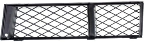 Set Of 2 Front Bumper Outer Grille Textured Plastic Right Passenger & Left Driver Side Direct Replacement Compatible With 2009-2012 BMW 7-Series BM1039115 BM1038115 51117184150