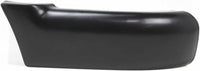 Set Of 2 Front Bumper End Cap Primed Without Molding Holes Left Driver & Right Passenger Side Direct Replacement Compatible With 1994-1997 Chevrolet S10 GM1005140 GM1004141 12383112
