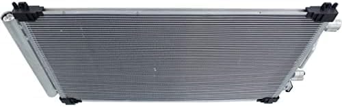 Front AC Condenser Aluminum Core Direct Replacement Compatible With 2015-2017 Hyundai Sonata HY3030158 97606C2000