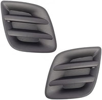 Set Of 2 Front Fog Light Cover Primed Left Driver & Right Passenger Side Direct Replacement Compatible With 2009-2012 Toyota RAV4 TO1038127 TO1039127 521270R020 521280R020