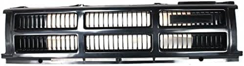 Front Grille Assembly Primed Shell And Insert Plastic Direct Replacement Compatible With 1984-1986 Toyota 4Runner TO1200130 5311189118