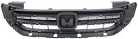 Front Grille Textured Shell And Insert Plastic Direct Replacement Compatible With 2013-2015 Honda Accord HO1200214 71121T2FA01