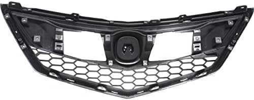 Front Grille Textured Shell And Insert Plastic Direct Replacement Compatible With 2016-2018 Acura RDX AC1200128C 71121TX4A51