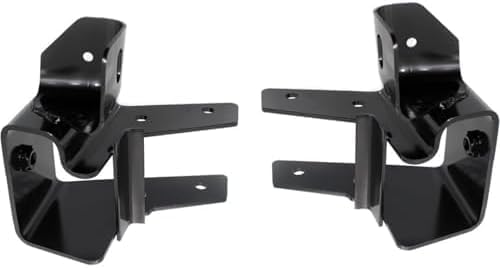 Set Of 2 Front Bumper Impact Bar Bracket Steel Right Passenger & Left Driver Side Direct Replacement Compatible With 2003-2006 Chevrolet Silverado GM1067152 GM1066152 12335638