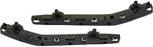 Set Of 2 Front Bumper Upper Outer Bracket Plastic Left Driver & Right Passenger Side Direct Replacement Compatible With 2011-2012 Nissan Leaf NI1043106 NI1042106