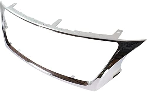 Front Grille Molding Chrome Direct Replacement Compatible With 2008-2011 Lexus GS350 GS450H GS460 LX1210102 5271130250