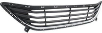 Front Bumper Grille Textured Shell with Chrome Insert Direct Replacement Compatible With 2011-2013 Hyundai Elantra HY1036115 865603Y000