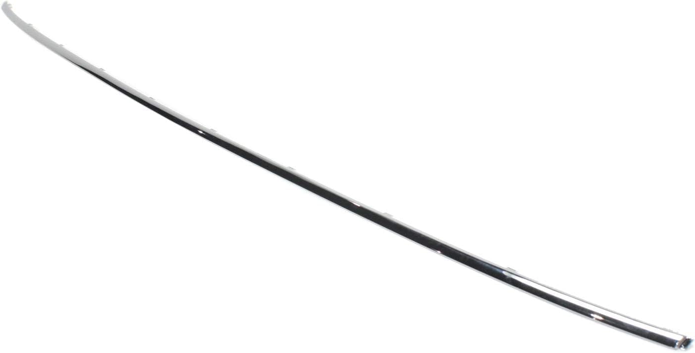 Rear Bumper Center Molding Chrome Direct Replacement Compatible With 2003-2006 Mercedes Benz E-Class 211885022164