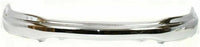 Front Bumper Chrome Steel + Upper Cover Primed + Lower Valance Textured Direct Replacement Compatible With 1999-2002 Ford F-150 FO1002356 FO1057282 FO1095194 XL3Z17757AA