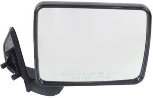 Set Of 2 Front Mirrors Manual Folding Non-Heated Paintable Plastic Right Passenger & Left Driver Side Direct Replacement Compatible With 1987-1993 Ram 50 Pickup CH1321140 CH1320140